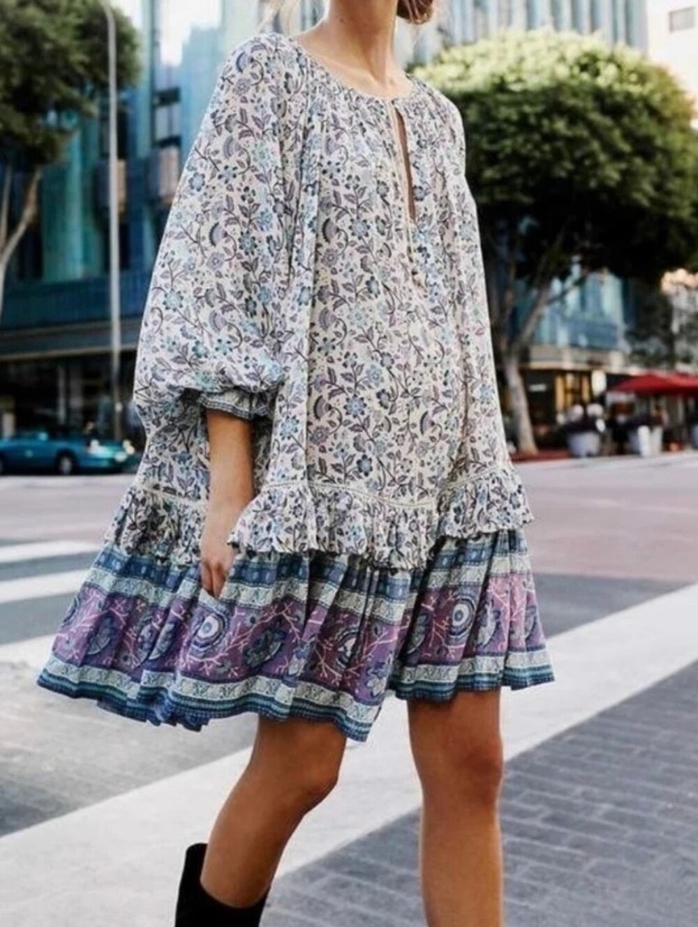 Spell Dahlia Tunic Mini Dress